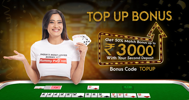 Grab Rs 3000 Top Up bonus on second deposit