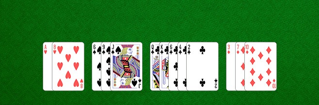 explanation of a difficult hand in rummy