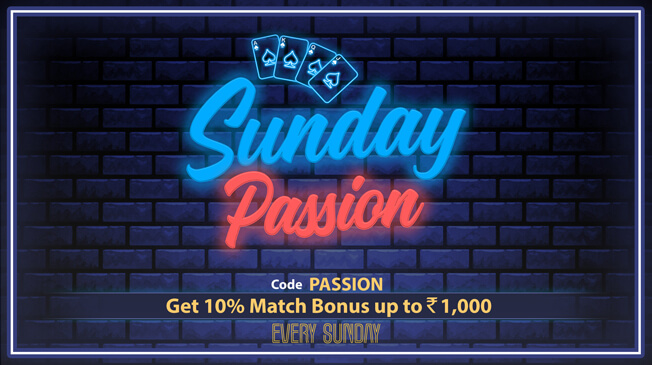 Grab Rs 5000 bonus every Sunday