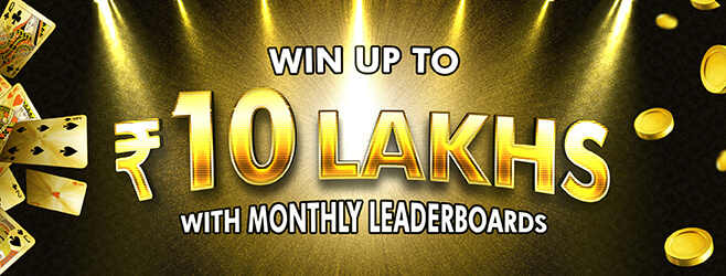 Win Up to Rs 10 Lakhs with Monthly Leaderboards